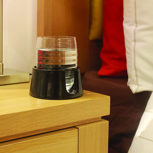TableCoaster - The Ultimate Anti-Spill Drink Holder, Jet Black