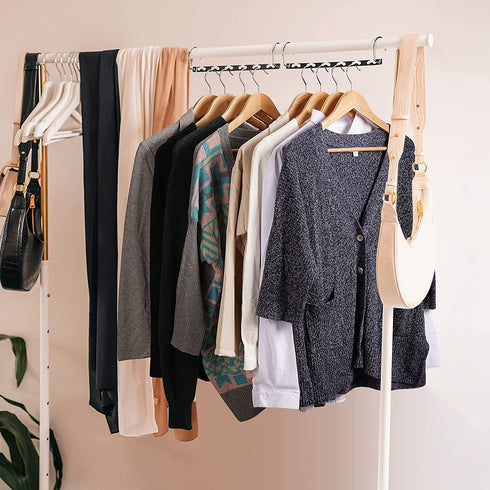 Ulimart Space Saving Hangers 12 Pack Closet Organizers and Storage Ugraded Space Saver Hangers Closet Organization Hangers Space Saving Hangers for Closet Wardrobe Dorms Hanger Organizer
