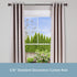 Kenney KN75351 Seville 5/8" Standard Decorative Window Curtain Rod, 48-86", Oil Rubbed Bronze