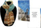 Smiling Wisdom - City Retirement Journey Goodbye Greeting Card - Wherever You Go, Go with All Your Heart Gift Set - Chiffon Viscose Scarf - Woman Coworker Grad - Tan Blue Multi-Colored