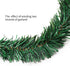 COCOBOO 65 Feet Christmas Garland Decorations Soft Green Garland for Christmas Party Home Wedding