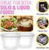 24-Pack Plastic Deli Containers with Airtight Lids, 16oz - Disposable Food Storage Containers for Meal Prep, Takeout, Restaurant, and More - Multipurpose Clear Plastic Containers - Microwaveable