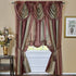 Achim Home Furnishings Ombre Tie up Shade Window Curtain, 50 in x 63 in, Burgundy