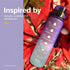 Elvira 32oz Motivational Fitness Sports Water Bottle with Time Marker & Removable Strainer,Fast Flow,Flip Top Leakproof Durable BPA Free Non-Toxic