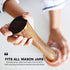 Masontops Pickle Packer - Acacia Wood Vegetable Fermentation Tamper - Cabbage Sauerkraut Pounder - Fermenting Food Tool