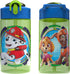 Zak Designs Kids Spout Cover and Built-in Carrying Loop Made of Plastic, Leak-Proof Water Bottle Design (16 oz, BPA-Free), 1 Count (Pack of 1), Paw Patrol (Rocky, Rubble & Chase)