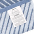Amazon Basics Reversible Diagonal Stripe Jacquard Washcloths - 6-Pack, Clear Skies / True Blue