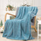 Inhand Fleece Throw Blankets, Super Soft Flannel Cozy Blankets for Adults, Washable Lightweight Fuzzy Blanket for Couch Sofa Bed Office, Throw Size Warm Plush Blankets for All Season (50"—60", Blue)