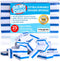 (25 Pack) Extra Durable Eraser Sponge - Extra Thick, Long Lasting, Premium Melamine Sponges in Bulk - Multi-Purpose Power Scrubber - Bathroom, Kitchen, Floor, Bathtub, Toilet, Baseboard, Wall Cleaner