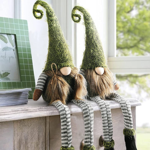 Meriwoods 2 Pack Christmas Gnomes 26 Inch, Large Stuffed Plush Tomte, Xmas Swedish Santa Indoor Decorations