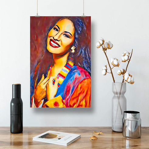 Latin Music Poster Painting Creativity Aesthetic Poster for Living Room Bedroom Home Decoration 12x18inch(30x45cm) Lwebecn