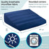 Circa Air Wedge Pillow Cover - Bed Wedge Pillow Case for Inflatable Wedge Pillow (24x24x8) Ultra Soft, 100% Mircofiber with Zip Cover, Machine Washable, Blue, Large