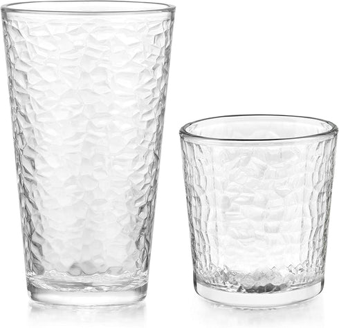 Libbey Yucatan 16-Piece Tumbler and Rocks Glass Set