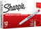 Sharpie 37002 Permanent Markers, Ultra Fine Point, Red, 12 Count
