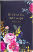 Eccolo Christian Writing Journal, “Be Still and Know That I Am God“, 200 Page Notebook with Inspirational Bible Verses, Flexible Cover, Ribbon Bookmark, 8.5x5.5