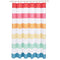 Amazon Basics Fun and Playful Rainbow Banded Stripe Printed Pattern Kids Microfiber Bathroom Shower Curtain - Rainbow Banded Stripe, 72 Inch
