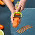 L&N Garlic tool with potato peeler, garlic mincer and crusher, in stainless style, effective and easy to clean