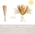Dried Pampas Grass Decor Vase Home Design Arrangements,Natural Pompous Grass Plants Fluffy Artificial Faux Reed Flower Stems Bunch for Wedding Door Wreath Boho Living Room Decoration (60PCS)