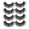 ALICROWN Faux Mink Lashes Pack 3D Volume Natural Fluffy Wispies Cross False Eyelashes
