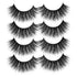 ALICROWN Faux Mink Lashes Pack 3D Volume Natural Fluffy Wispies Cross False Eyelashes
