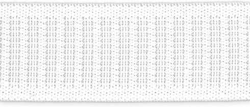 Dritz 9407W Non-Roll Woven Elastic, White, 1-Inch by 12-Yard