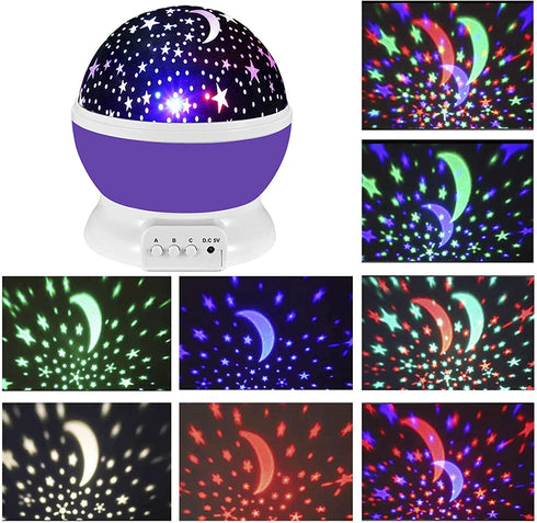 Gifts for 3-12 Year Old Girls, Star Projector Light Night Starry Nightlight Lamps for Kid Bedroom Toys for 3-12 Year Old Girls Boys Gifts Age 3-10 Year Old Easter Gift for Kids Purple
