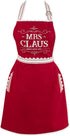 DII North Pole Holiday Chef Collection, Skirted Apron, Mrs. Claus