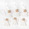 CDXCCSMYXGS Christmas Wooden Angel Ornaments White Angel, 6Pieces Handmade Crochet Wall Hanging Angel Pendant Decor Suitable for Home Decor DIY Hanging Crafts, 3IN