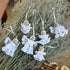 CDXCCSMYXGS Christmas Wooden Angel Ornaments White Angel, 6Pieces Handmade Crochet Wall Hanging Angel Pendant Decor Suitable for Home Decor DIY Hanging Crafts, 3IN