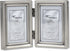 Lawrence Frames Bead Border Design, 2.5x3.5 Double, Pewter