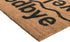 Imports Decor Vinyl Back Coir Doormat, Welcome-goodbye, 18-Inch by 30-Inch