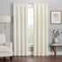 ECLIPSE Kendall Modern Blackout Thermal Rod Pocket Window Curtain for Bedroom or Living Room (1 Panel), 42" x 63", Ivory
