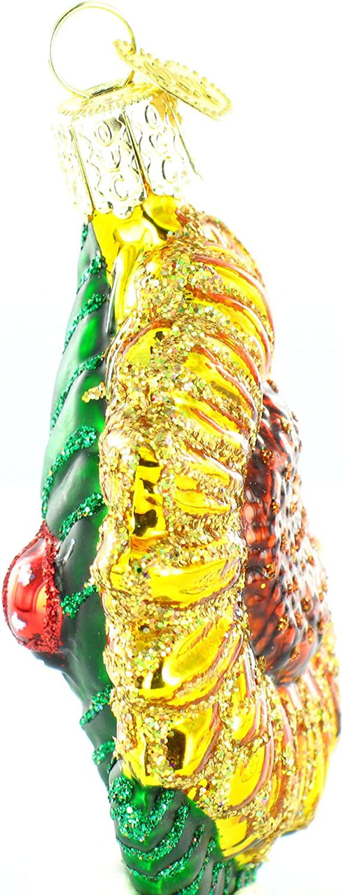 Old World Christmas Sunflower Garden Gifts Glass Blown Ornaments for Christmas Tree, Sunflower