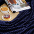 GREEN ORANGE Throw Blanket for Couch - 50x60, Lightweight, Navy Blue - Soft, Plush, Fluffy, Warm, Cozy - Perfect for Bed, Sofa