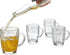 Dimple Stein Beer Mug, Glass Beer Mugs with Handles, Freezable Beer Glasses, Beer Mug Set of 4 - 18 Ounces