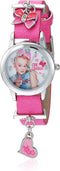 Accutime JoJo Siwa Girls' Analog-Quartz Watch with Leather-Synthetic Strap, Pink, 12 (Model: JOJ5002)