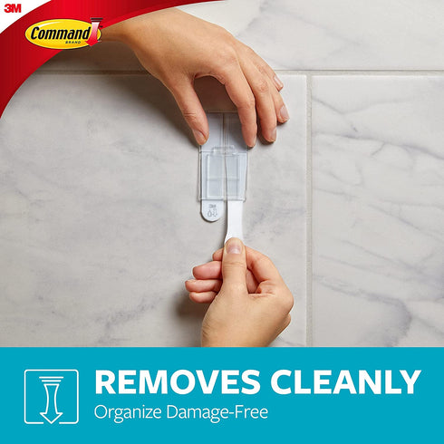Command Soap Dish, Satin Nickel, 1-Soap Dish, 2-Water-Resistant Strips, Organize Damage-Free