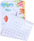 Bathsafe Mermaid Princess Extra Long Bathtub Mat Non-Slip Suction Cups Shower Mat Durable Bath Mat for Kids Toddler Baby with Drain Holes Suction Cups,40X16Inch