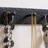 Wrought Iron Key Holder for The Wall Hooks Rack for Hat, Towel, Leash, Jewelry and Keys, Wall Hangers with Anchors and Screws Rustic, Sturdy, Easy-to-Install Farmhouse Wall Decor, 10x1.2x1.2 in.