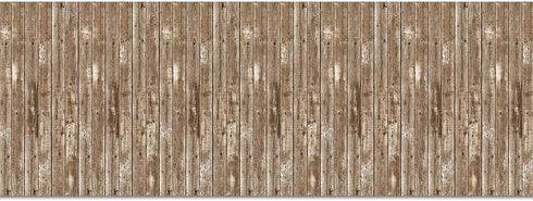 Beistle Western Barn Siding Backdrop for Farm Theme Birthday Party Supplies Wedding Photo Booth Props Barnyard Baby Shower Photography Background, Multicoloured