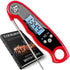 Instant Read Thermometer Best Digital Meat Thermometer Waterproof with Calibration and Backlight Functions