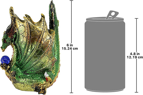 Design Toscano QS292894 Escritoire the Dragon Desk Accessory Sculpture, full color