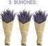 Natural Dried Lavender Flowers Bouquet,3 Bundles Dried Flowers Perfect for Home Decoration,Wedding,Photo Prop(270-300 Stems)-by TOMOON