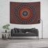 Bohemian Mandala Tapestry Hippie Tapestries Psychedelic Peacock Boho Tapestry Wall Hanging for Bedroom(59.1 x 78.8 inches)