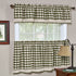 Achim Home Furnishings Valance Buffalo Check Window Curtain, 58 in x 14 in, Sage & Ivory