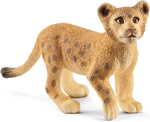 Schleich Wild Life, Animal Figurine, Animal Toys for Boys and Girls 3-8 Years Old, Lion Cub, Ages 3+