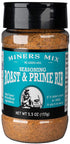 Miners Mix Roast and Prime Rib Herbed Seasoning Dry Rub - Rosemary, Garlic, Black Pepper, Oregano, and Thyme for the Perfect Crust on Beef, Pork, Lamb or Rotisserie Chicken. Low Salt, No MSG. 5.5 oz
