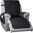 TAOCOCO Non-Slip Recliner Chair Cover Sofa Slipcover, Pet Cover for Small Recliner Chair with Elastic Straps, Washable Reclining Chair Cover Recliner Furniture Protector (23'' Small, Black)