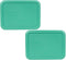 Pyrex Bundle - 2 Items: 7210-PC 3-Cup Light Green Plastic Food Storage Lids