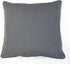Thro by Marlo Lorenz 20x20 Miron Cheetah Velvet Throw Pillow, 1 Count (Pack of 1), Gray